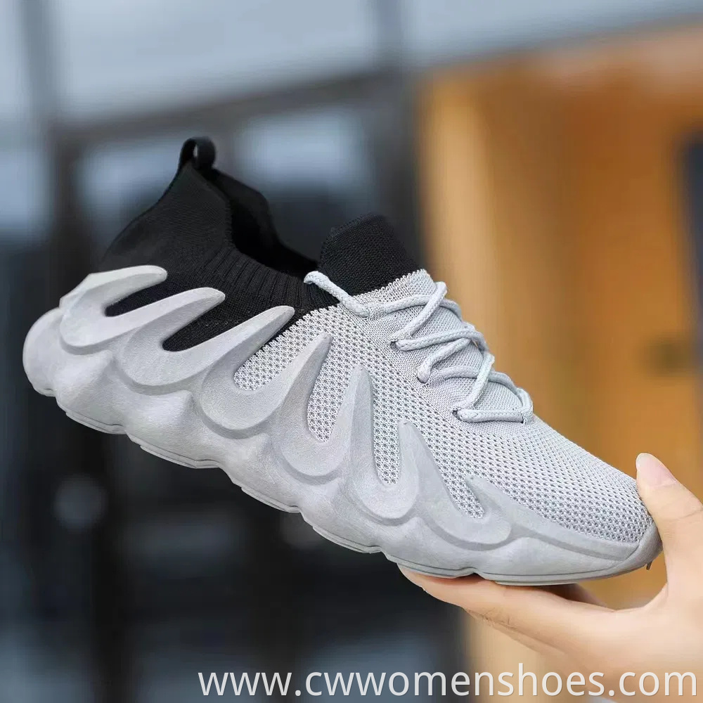 New Trendy Fashion Matching Color Sock Zapatillas Lady Sport Sneaker Women Slip on Shoes Customize Brand Fly Knitting Ladies Casual Tennis Athletic Shoes